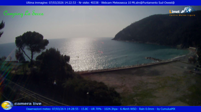 immagine della webcam nei dintorni di Sestri Levante: webcam Moneglia