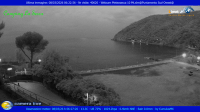 immagine della webcam nei dintorni di San Colombano Certenoli: webcam Moneglia