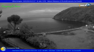 immagine della webcam nei dintorni di San Colombano Certenoli: webcam Moneglia