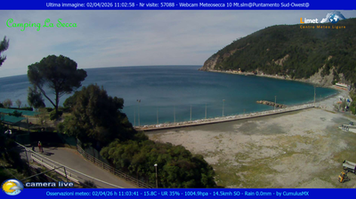 immagine della webcam nei dintorni di Bedonia: webcam Moneglia
