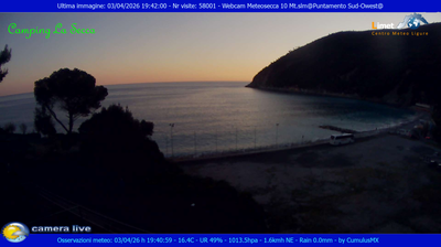 immagine della webcam nei dintorni di Sestri Levante: webcam Moneglia