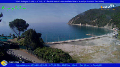 immagine della webcam nei dintorni di Borgo Val di Taro: webcam Moneglia