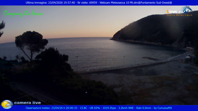 immagine della webcam nei dintorni di San Colombano Certenoli: webcam Moneglia