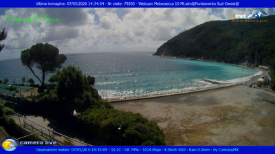 immagine della webcam nei dintorni di Cavi: webcam Moneglia