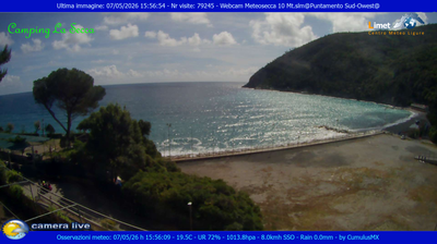 immagine della webcam nei dintorni di Varese Ligure: webcam Moneglia