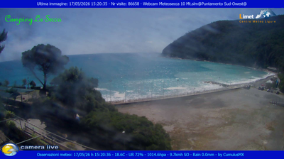 immagine della webcam nei dintorni di Sestri Levante: webcam Moneglia