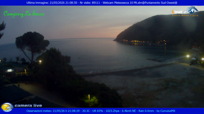immagine della webcam nei dintorni di Bedonia: webcam Moneglia