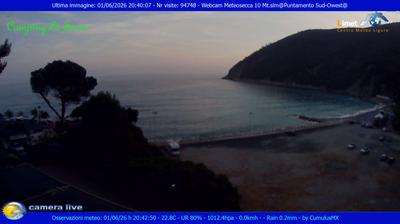 immagine della webcam nei dintorni di Borgo Val di Taro: webcam Moneglia