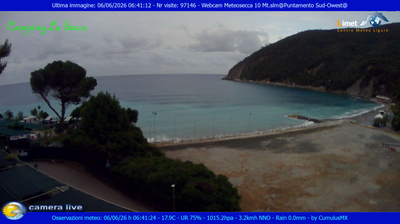 immagine della webcam nei dintorni di Vernazza: webcam Moneglia