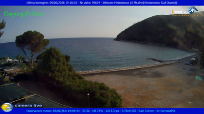 immagine della webcam nei dintorni di Varese Ligure: webcam Moneglia