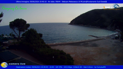 immagine della webcam nei dintorni di Sesta Godano: webcam Moneglia
