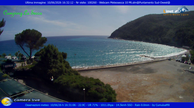 immagine della webcam nei dintorni di Zoagli: webcam Moneglia