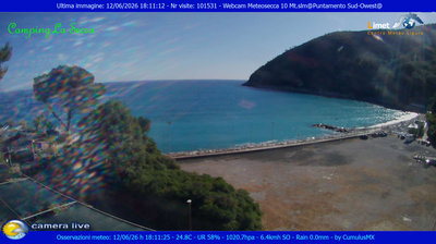 immagine della webcam nei dintorni di Corniglia: webcam Moneglia