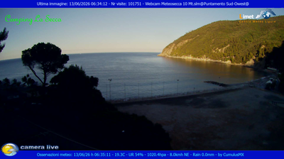 immagine della webcam nei dintorni di Levanto: webcam Moneglia