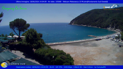 immagine della webcam nei dintorni di Zoagli: webcam Moneglia