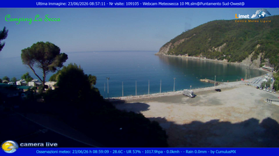 immagine della webcam nei dintorni di Lavagna: webcam Moneglia