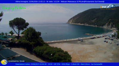 immagine della webcam nei dintorni di Borgo Val di Taro: webcam Moneglia