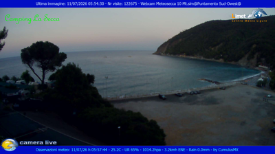immagine della webcam nei dintorni di Chiavari: webcam Moneglia