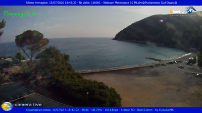 immagine della webcam nei dintorni di Bedonia: webcam Moneglia