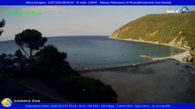 immagine della webcam nei dintorni di Borgo Val di Taro: webcam Moneglia