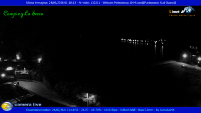 immagine della webcam nei dintorni di San Colombano Certenoli: webcam Moneglia