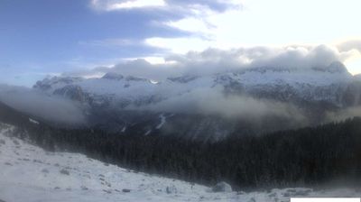 immagine della webcam nei dintorni di Monte Lussari: webcam Sella Nevea