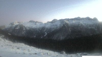 immagine della webcam nei dintorni di Monte Lussari: webcam Sella Nevea