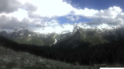 immagine della webcam nei dintorni di Monte Lussari: webcam Sella Nevea