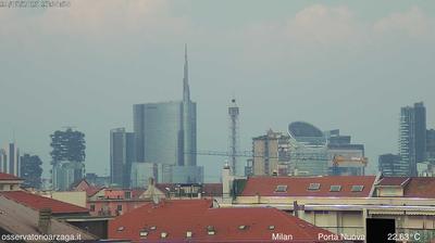 immagine della webcam nei dintorni di Milano San Marco: webcam Milano Grigioni