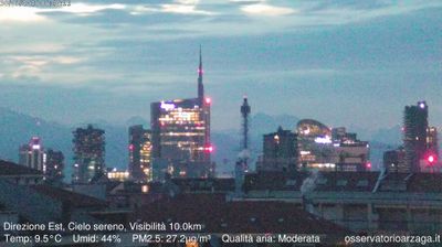 immagine della webcam nei dintorni di Milano Santa Rita: webcam Milano Grigioni