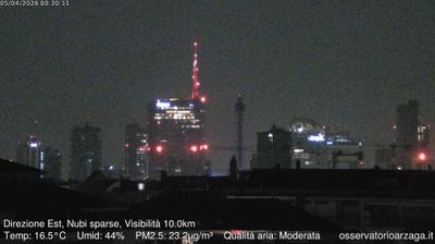 immagine della webcam nei dintorni di Milano Città Studi: webcam Milano Grigioni