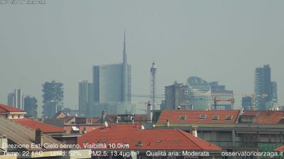 immagine della webcam nei dintorni di Milano Anfossi: webcam Milano Grigioni