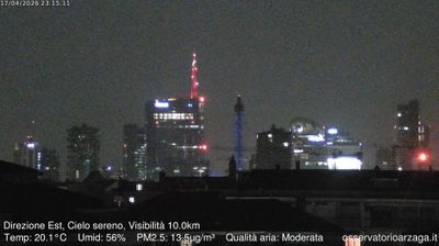 immagine della webcam nei dintorni di Milano Rottole: webcam Milano Grigioni