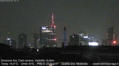 immagine della webcam nei dintorni di Milano Rottole: webcam Milano Grigioni