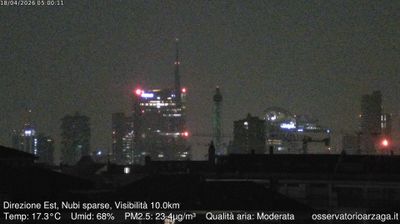 immagine della webcam nei dintorni di Milano Dazio: webcam Milano Grigioni