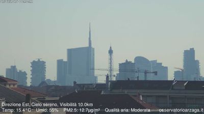 immagine della webcam nei dintorni di Milano Santa Rita: webcam Milano Grigioni