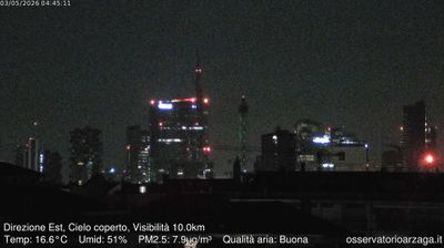 immagine della webcam nei dintorni di Milano San Siro: webcam Milano Grigioni