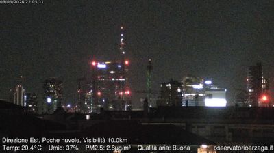 immagine della webcam nei dintorni di Milano San Gottardo: webcam Milano Grigioni