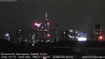 immagine della webcam nei dintorni di Milano Sella Nuova: webcam Milano Grigioni