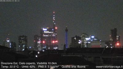 immagine della webcam nei dintorni di Pavia: webcam Milano Grigioni