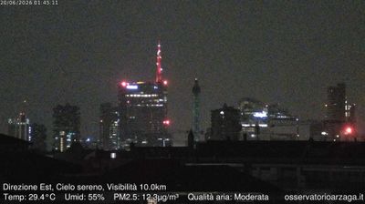 immagine della webcam nei dintorni di Milano Città Studi: webcam Milano Grigioni