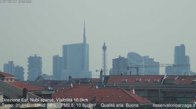 immagine della webcam nei dintorni di Milano Sella Nuova: webcam Milano Grigioni