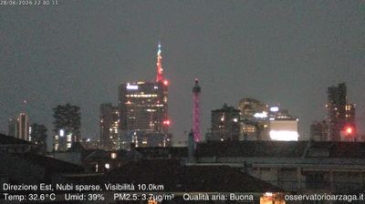 immagine della webcam nei dintorni di Milano Gioia: webcam Milano Grigioni