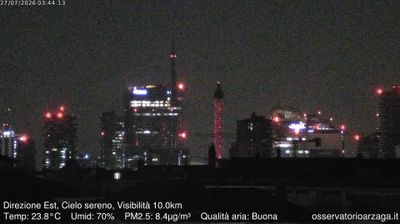 immagine della webcam nei dintorni di Milano Adriano: webcam Milano Grigioni