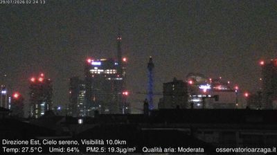 immagine della webcam nei dintorni di Milano Duomo: webcam Milano Grigioni
