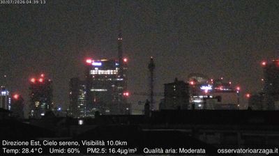 immagine della webcam nei dintorni di Milano Verziere: webcam Milano Grigioni
