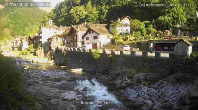immagine della webcam nei dintorni di Alpe di Mera: webcam Rassa
