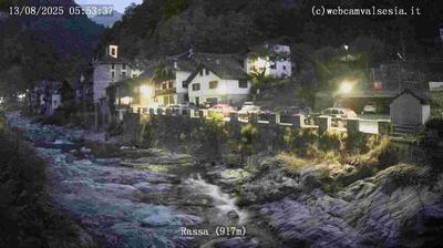 immagine della webcam nei dintorni di Campertogno: webcam Rassa