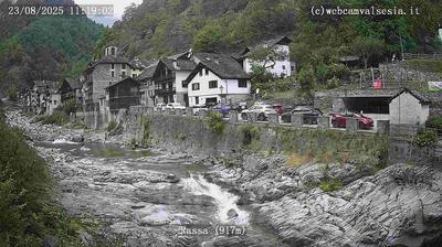 immagine della webcam nei dintorni di Punta Indren: webcam Rassa