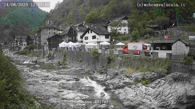 immagine della webcam nei dintorni di Alpe di Mera: webcam Rassa